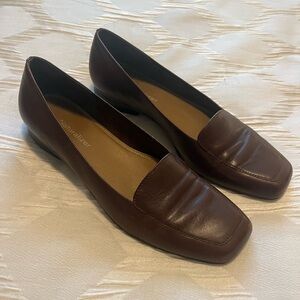Naturalizer Brown Leather Flats 8N
